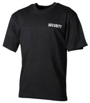 Tričko SECURITY černé