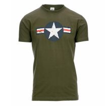 Tričko WWII USAF olive