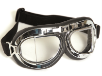 Brýle pilotní RAF stříbrné CHROM