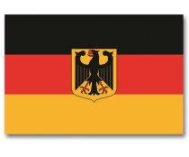 Vlajka Německa s orlicí 90x150cm