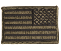 Vlajka USA na suchý zip 4x6 cm - pravá