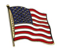 Odznak vlajka USA