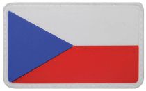 Vlajka ČR 8x5cm na suchý zip